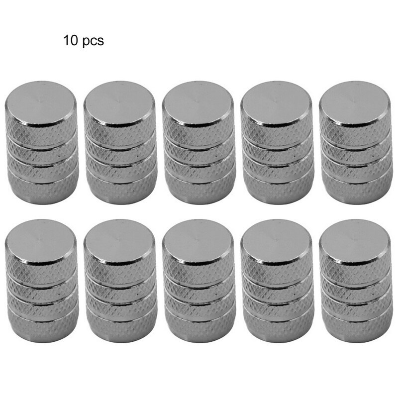 Tapa Universal de aleación de aluminio para bicicleta, rueda de cubierta para coche, camión, accesorios para bicicleta, 10 Uds./1 ud.: 10 PCS  Gray