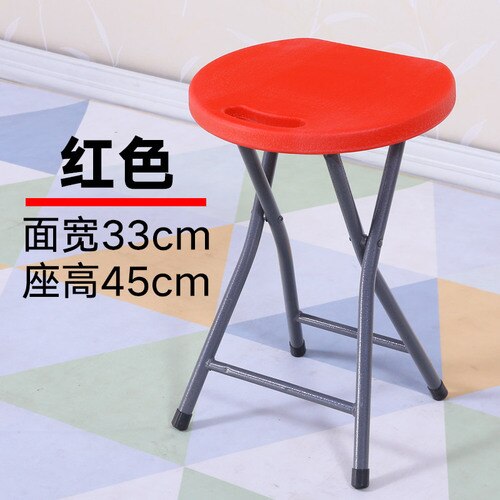 Plastic Opvouwbare Kruk Stoel Thuis Eetkamerstoel Grandado