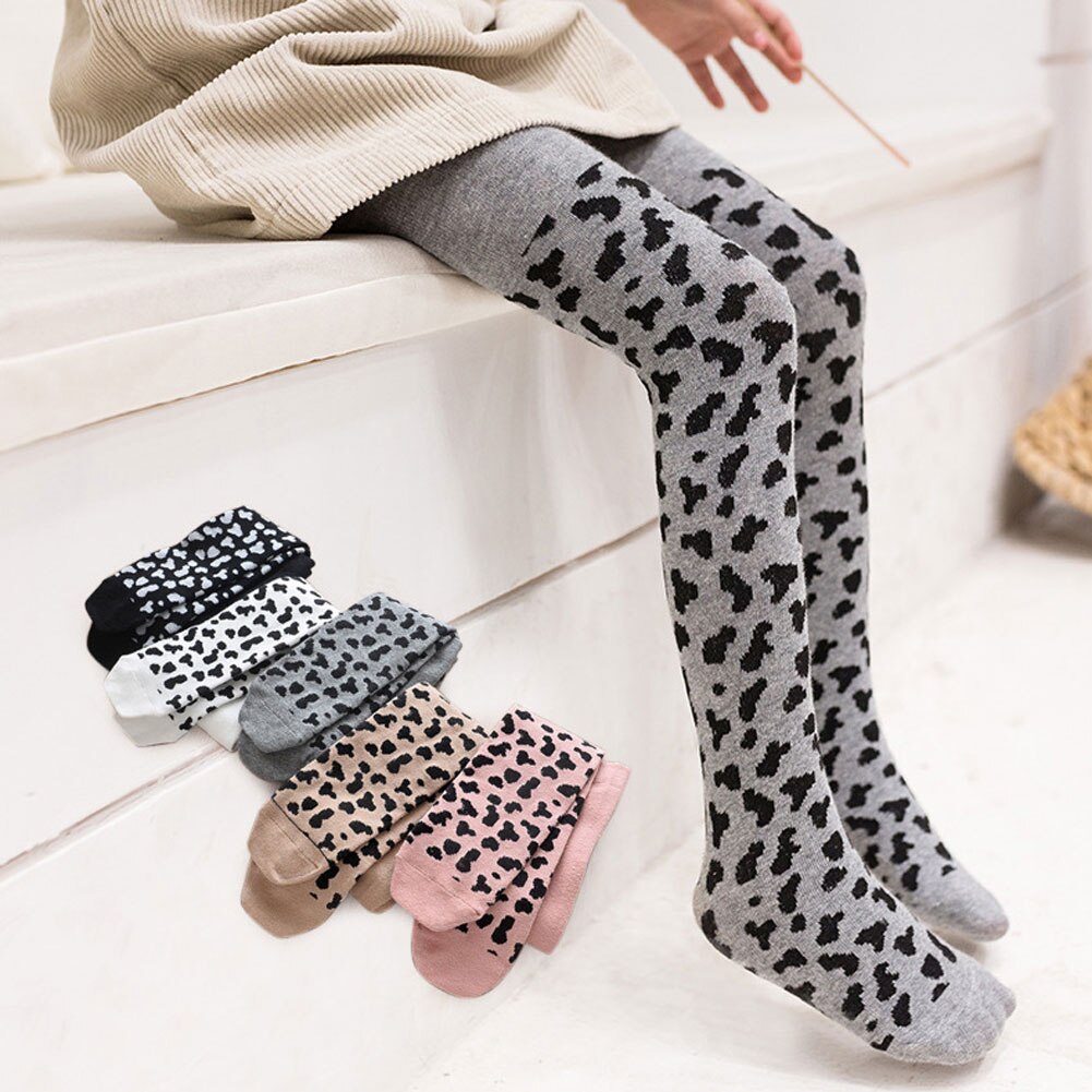 Pantimedias de leopardo para niñas y bebés de de