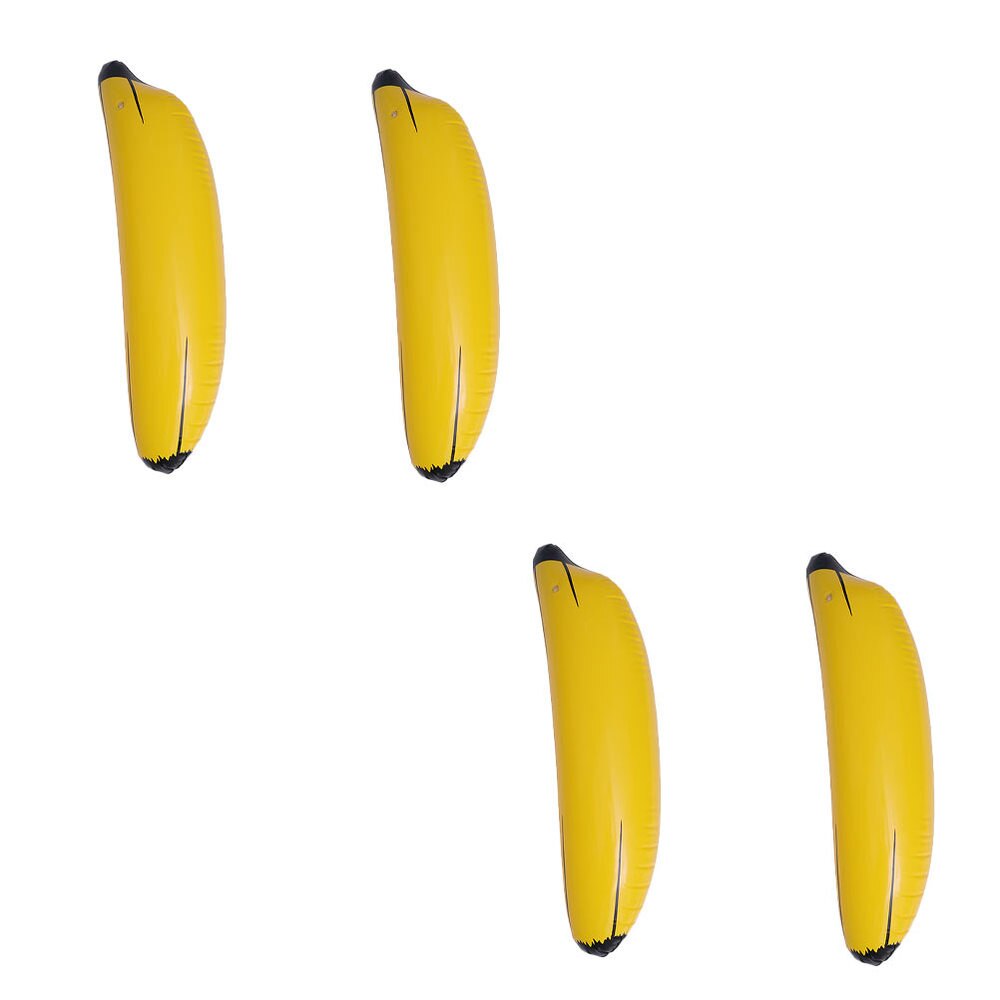 4 stk oppustelig banansimulering frugt model bar natklub indretning prop