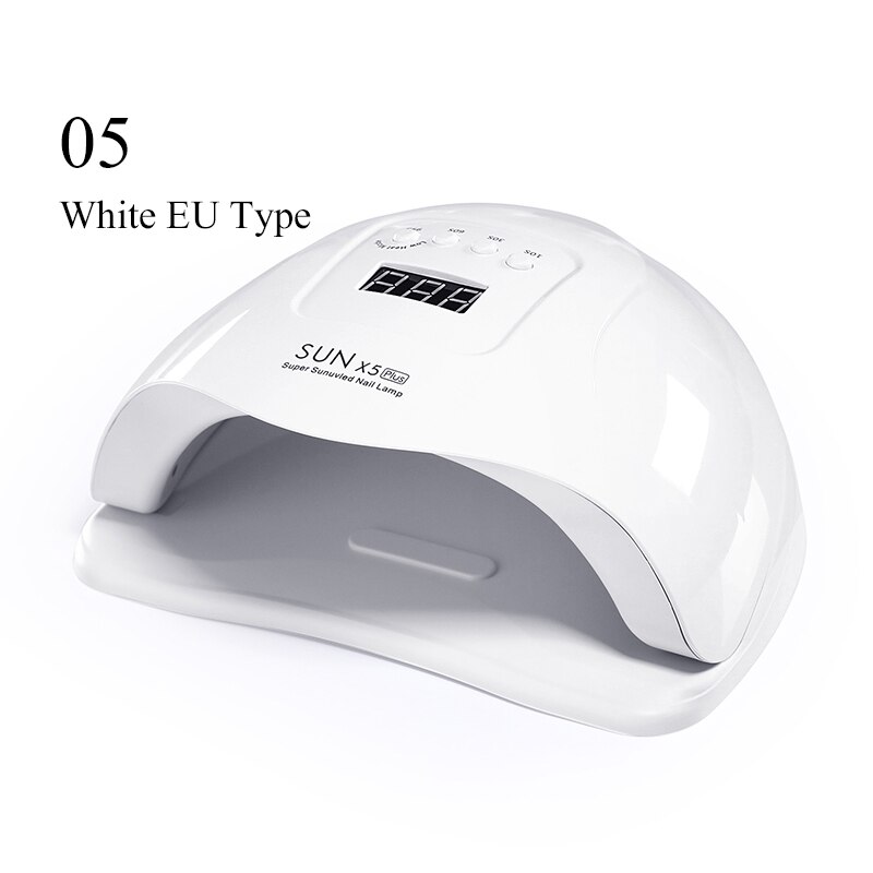 72w negle uv lampe nail art tørretumbler 30s/60s/99s negle uv gel til hærdning af al gel neglelak 36 lysdioder uv lamp cure gellack manicuring: Hvid-eu type