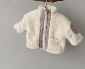 MILANCEl Winter Baby Mantel Verdicken Futter Kleinkind Jungen Jacke Warme Pelz Mantel Baby Mädchen Parkas: beige / 6m