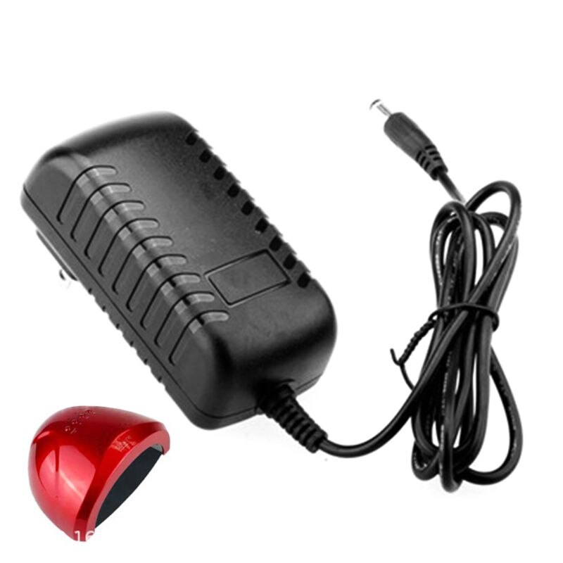 Dc 24v 1.5a strømforsyning adapter oplader 36w us/eu stik  ac 100-240v til uv led lys lampe negletørrer