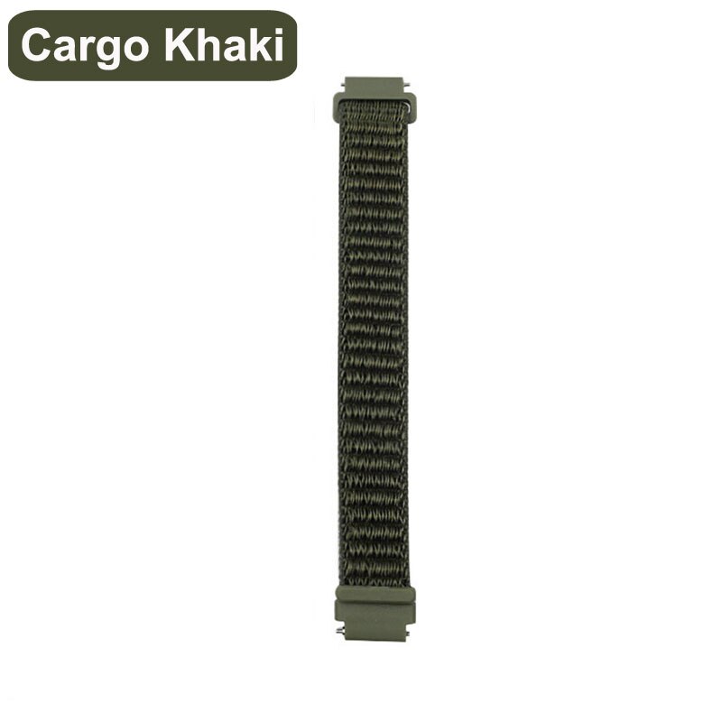 Fitbit Inspire HR Band Replacement Bracelet For Fitbit inspire Nylon Wrist Strap Velcro Wristband Smart accessories: Cargo Khaki