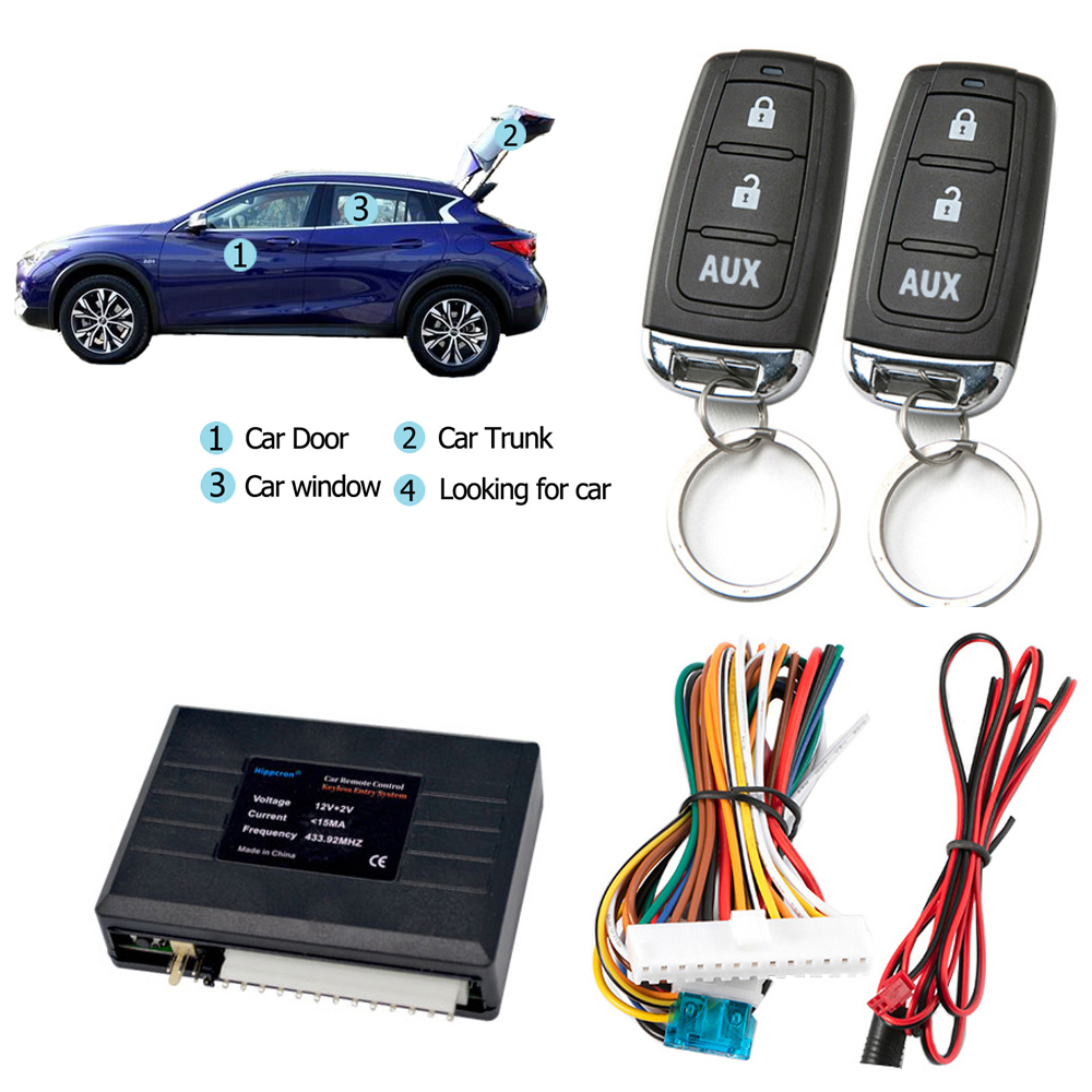 Sistema de entrada sin llave para coche, elevador de ventana automático, bloqueo de puerta, Kit Central remoto Universal, CC de 12V