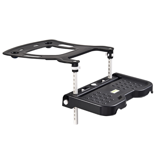 Kinder Auto Sicherheit Sitz Fußstütze Faltbaren Kinderwagen Fußstütze Einstellbare Befestigung Unterstützung Baby Fuß Pedal Rest Halter Zubehör: Black