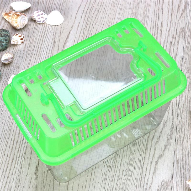 Mini Non-Toxic Fish Tank Plastic Handheld Fish Tank For Turtle Pet Fish Aquariums Supplies