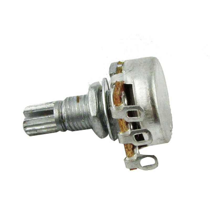 10X Guitar Small Size Pots A250K Potentiometers &amp; 6Pcs Metal Guitar Locked String Saddles For Floyd-Rose Tremolo Bridge