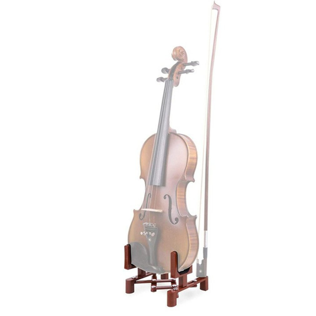 Portable Folding Violin Stand Musical Instrument Fiddle Floor Holder Rack Violins Guitar Accessories