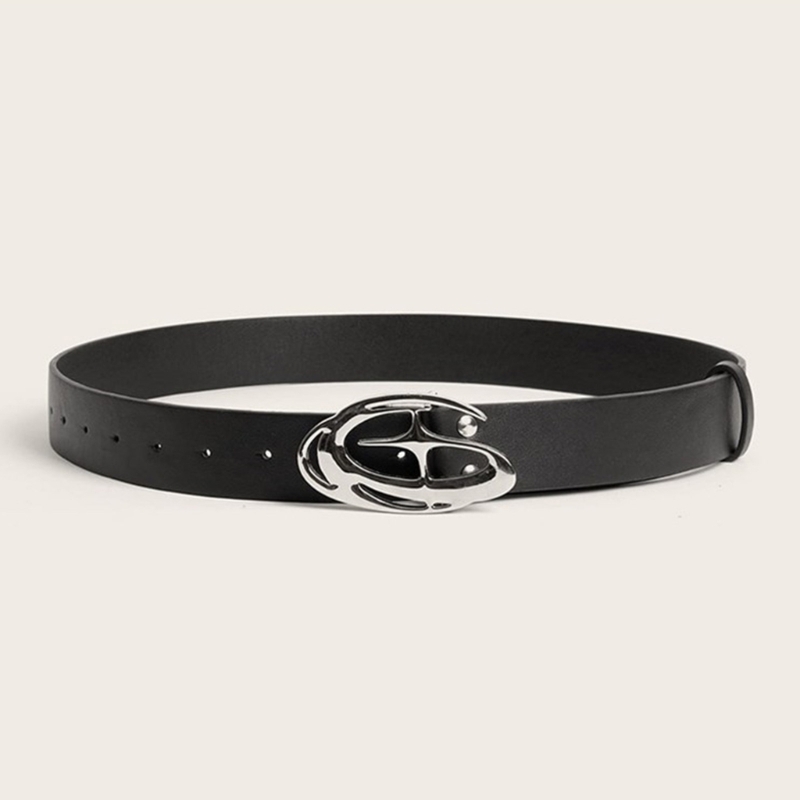 Corrente cintura fina simples fivela redonda para mulheres casual usar cinto decorativo cinto magro vestido jóias