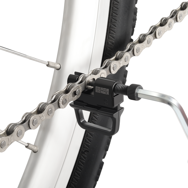 RIDERACE Carbon Steel Bicycle Chain Cutter Universal MTB Road Bike Chain Pin Remover Link Breaker with Wheel Rim Wrench Cycling