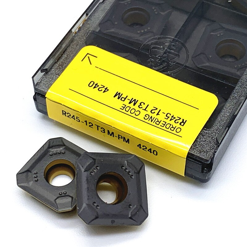 10PCS R245 12T3M PM 4240 R245 12T3M PM4225 Metall Drehen Werkzeug Hartmetall Werkzeuge R245 12T3 PM4225 R245 12T3 PM4240