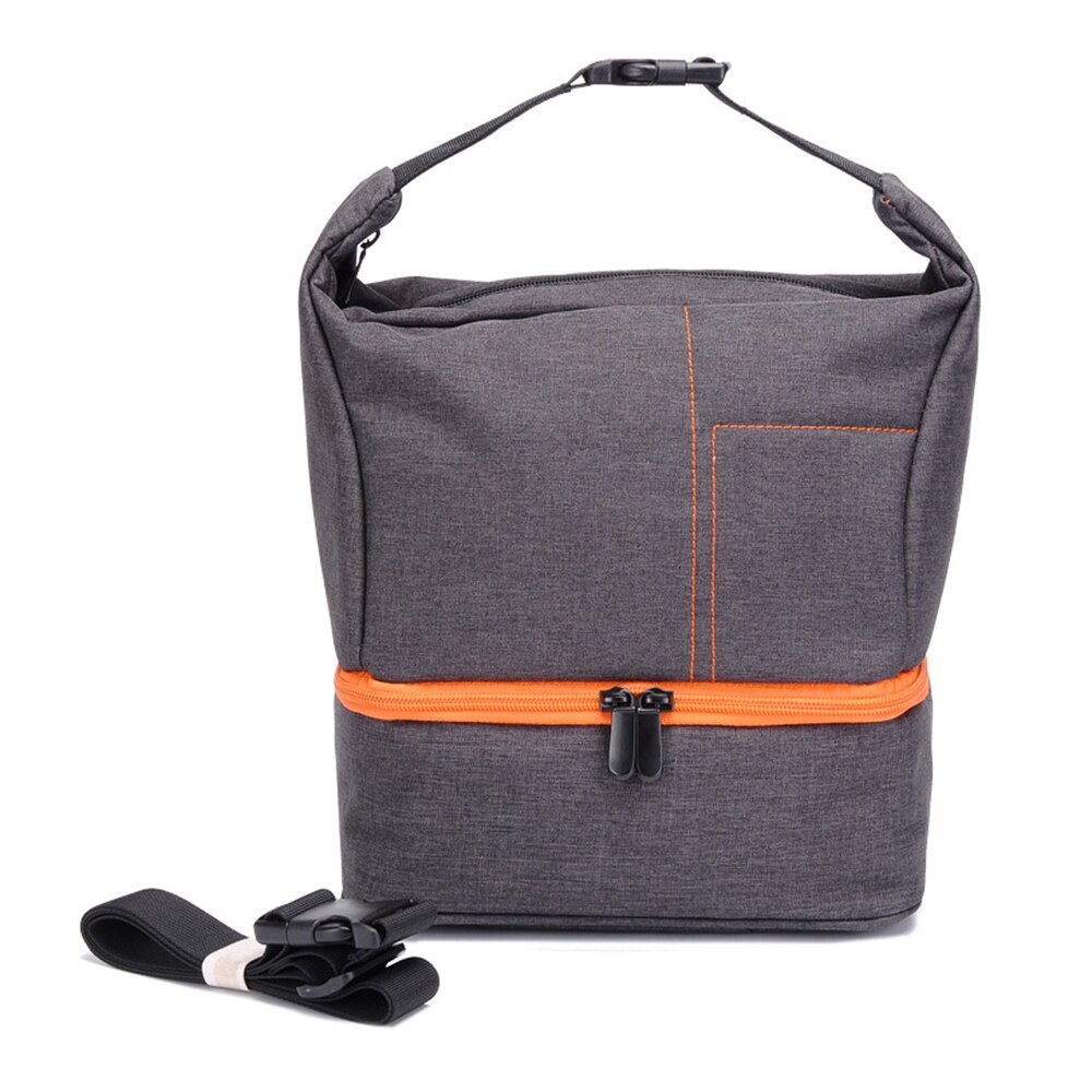 3 Kleuren Stijl Enkele Schouder Camera Tas Packet Fotoapparatuur Opslag Camera Pakket Voor Camera Lens Tas: Oranje