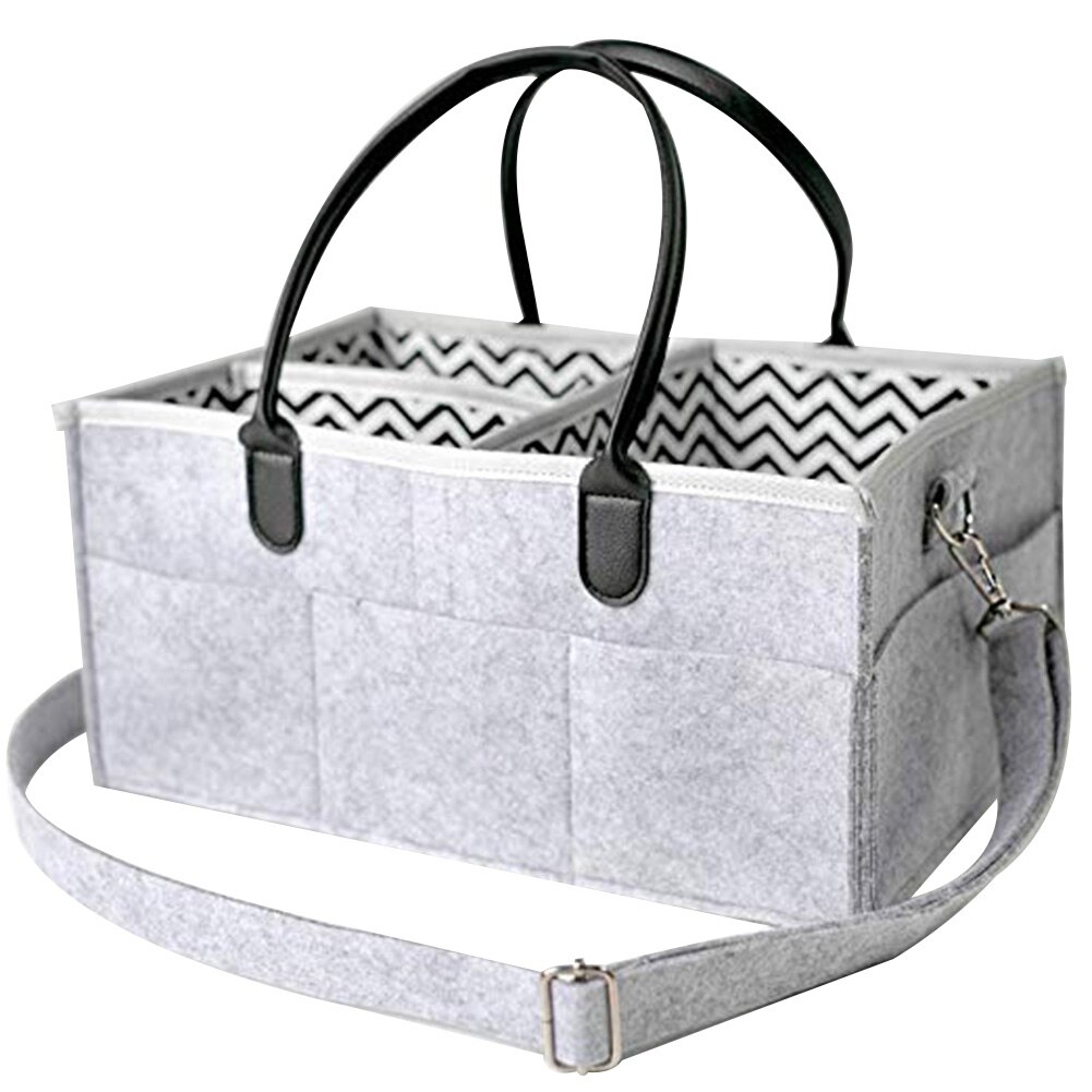Falten Prämie Baby Windel Caddie Organizer Tragbare Kindergarten Lagerung Behälter Tasche Mit Verstellbarem Schulter Riemen: B