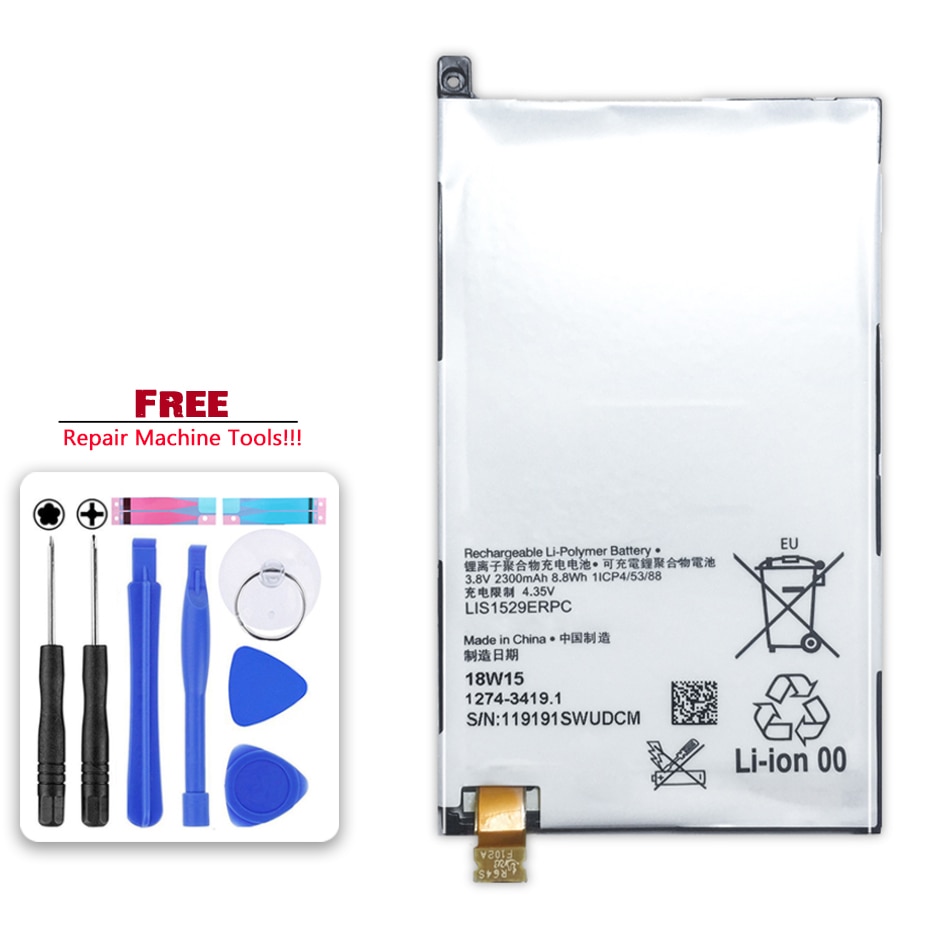 Voor Sony Xperia Z1 Compact Mini Z1mini D5503 M51w SO-04F LIS1529ERPC 2300Mah Mobiele Telefoon Vervangende Batterij