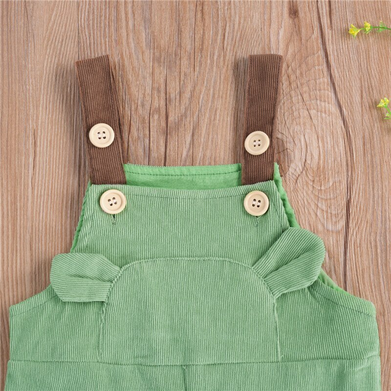 Lente herfst jongens overalls meisjes corduroy jumpsuit kinderen casual broeken kinderbroeken baby meisjes overalls