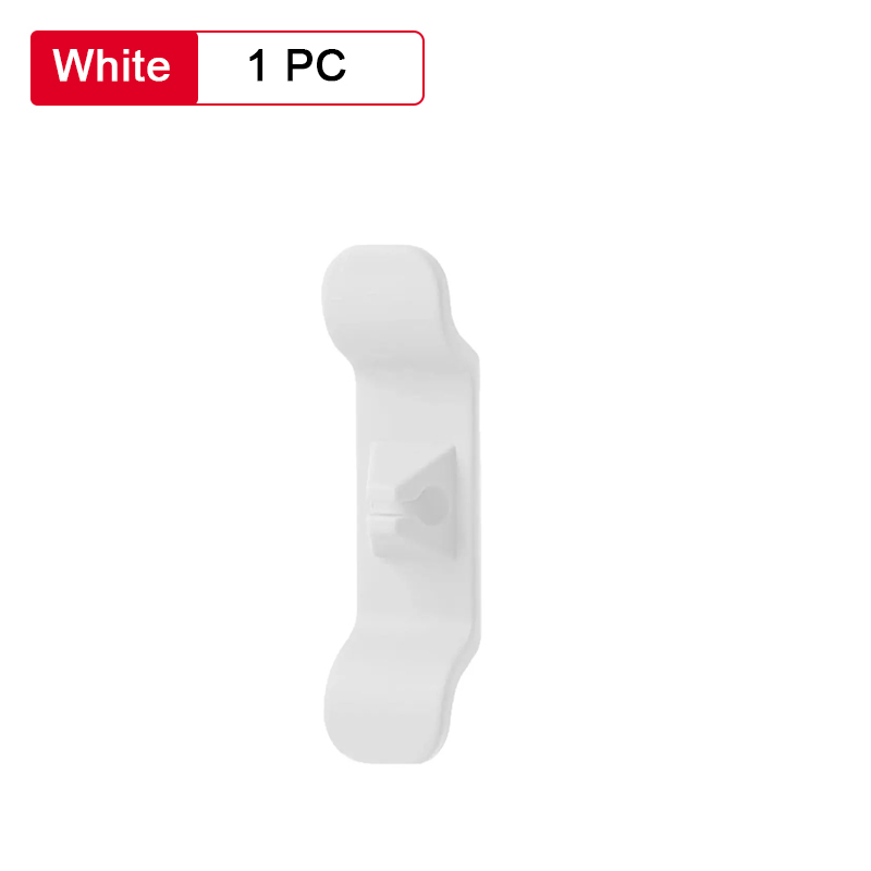 Ganchos para envolver cables, organizador de cables con Clip, protección de bobinado de cables para electrodomésticos, enrollador de cables para electrodomésticos, 1/6 Uds.: Negro