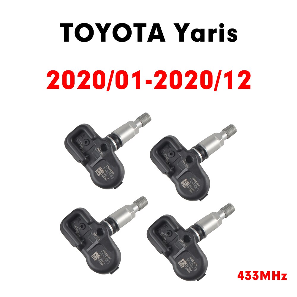 Dæktrykssensor overvågningssystem til toyota yaris  (2007)  tpms 315 mhz pmv -107j/c010 4260733011 4260706020: 2020