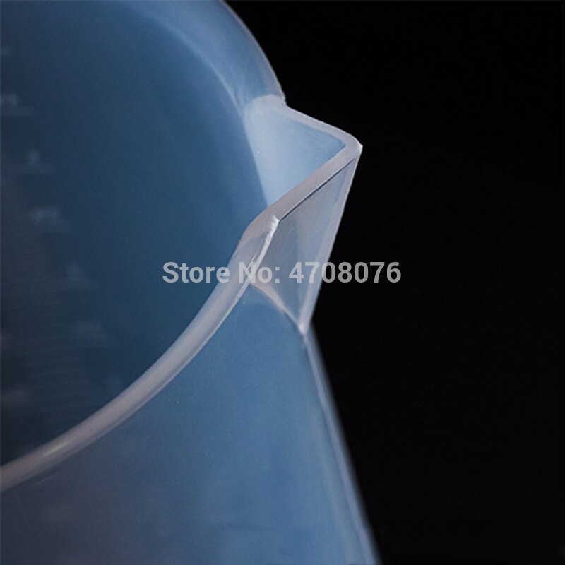 PP graduated beaker Plastic lab measuring cup with handle for chemical experiment kitchen food grade transparent 500ml 2 kinds