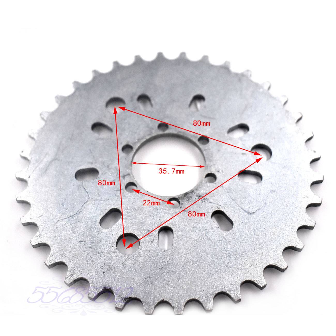 36 Teeth Sprocket&Clutch Shaft For 66cc 80cc Engine Motorized Bicycle