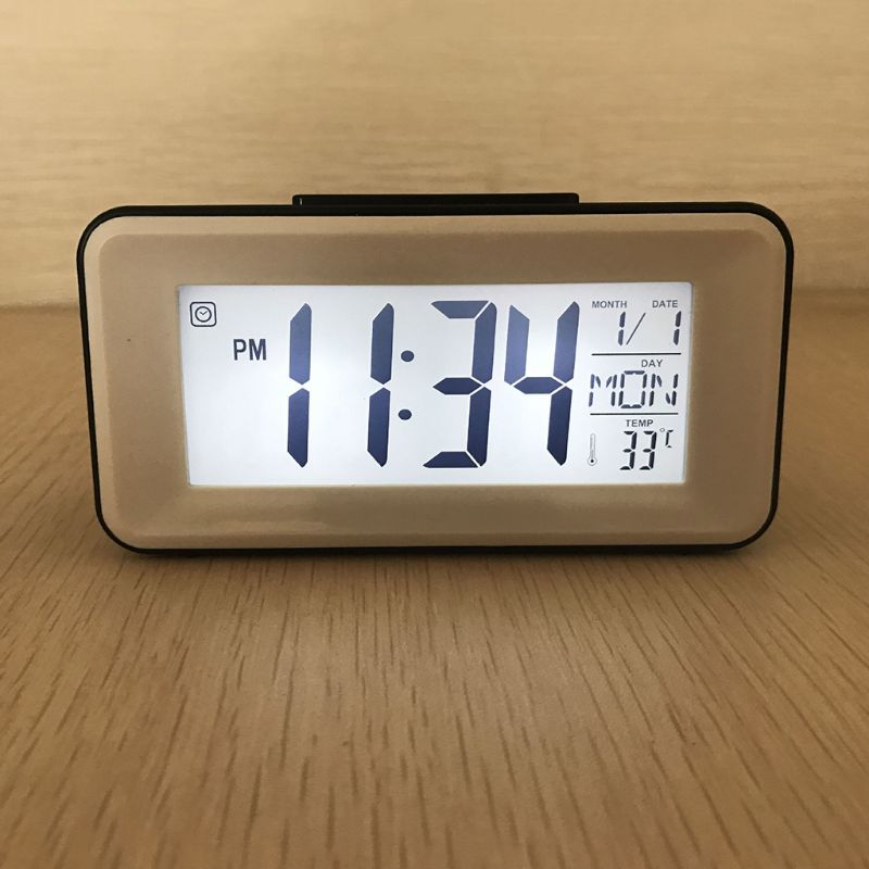 Digital LED Alarm Clocks Student Clocks With Week Snooze Thermometer Watch Electronic Table Calendar LCD Desk Timer