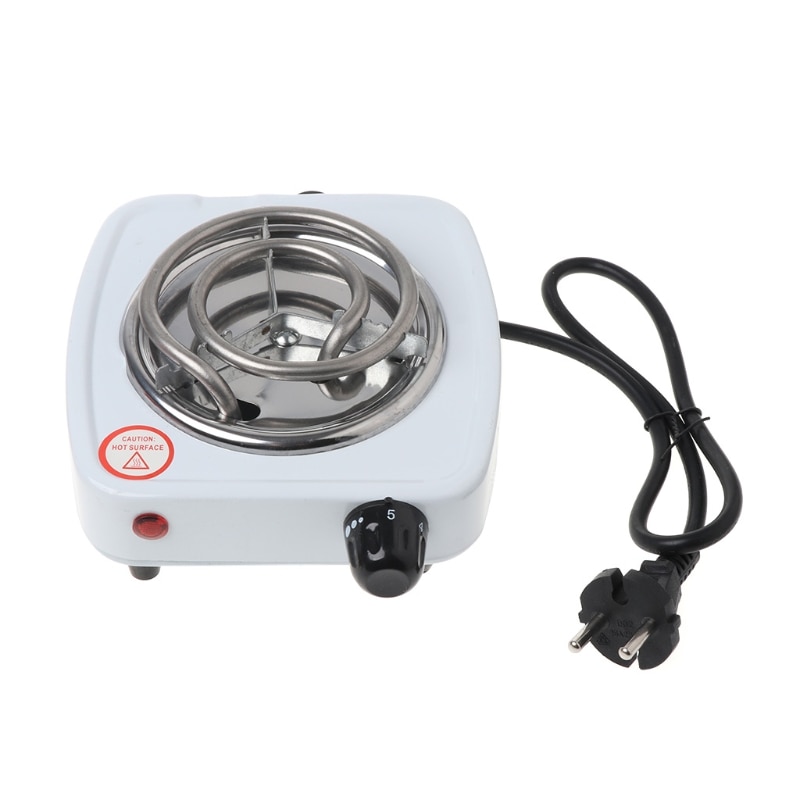 500W Electric Stove Plate Burner Travel Cooking Appliances Portable Warmer Support