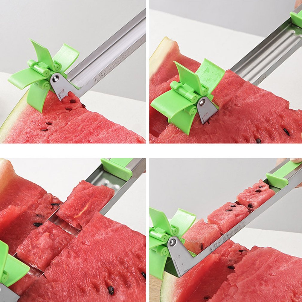 Vannmelon vindmølle kutter frukt skjæreverktøy vannmelon kutter vannmelon verktøy kjøtt kutter frukt separator kjøkken