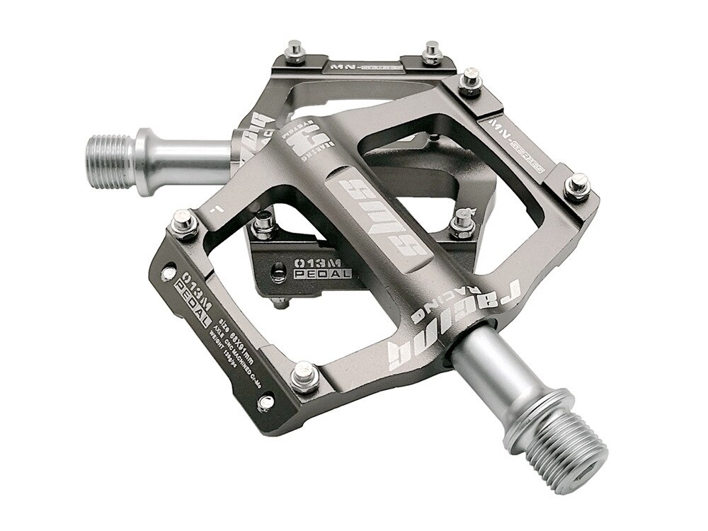 CNC-plataforma antideslizante para bicicleta de montaña, piezas ultraligeras de 3 rodamientos, AL6061,: Titanium