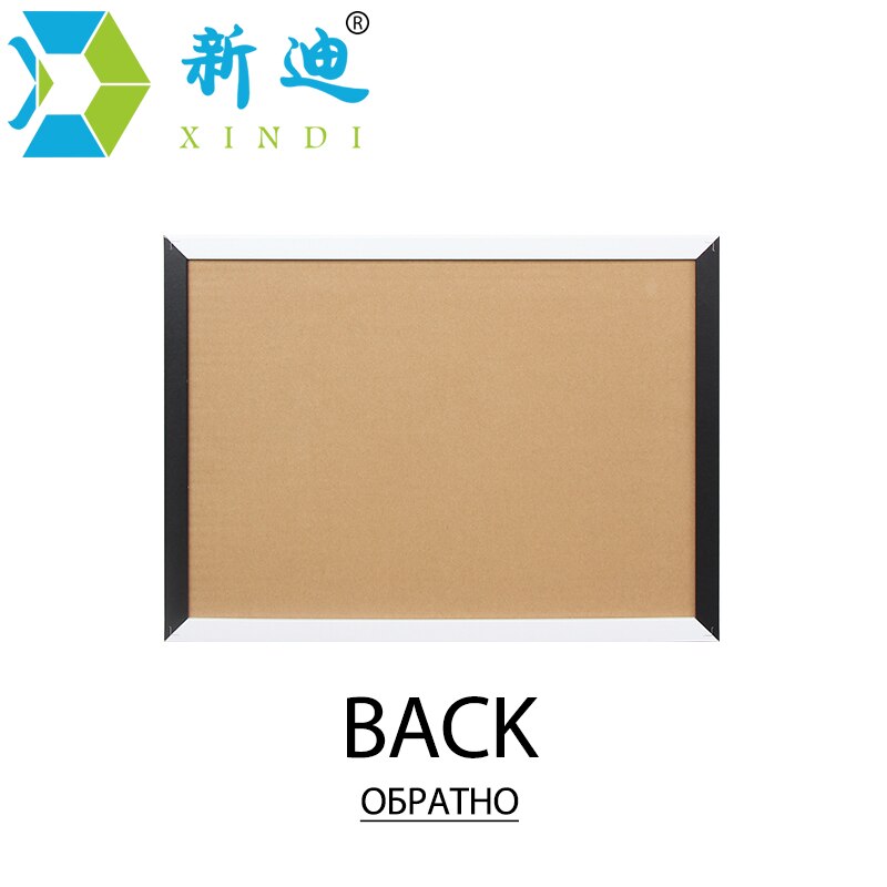 Xdi-pizarra magnética de MDF, marco de madera blanco y negro, 25x35cm, tablero de mensajes decorativo para el hogar, para notas, Lousa