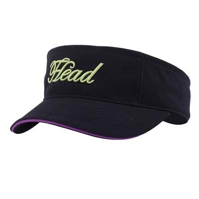 Original Head Tennis Cap With Top Tennis Sports Cap Men Women Sunshade Sun Visor Baseball Hat Breathable Head Tennis Hat Kids: visor black