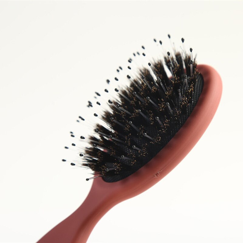 Peigne à cheveux de poche Portable, brosse à cheveux pour Salon de coiffure, shampoing, masseur, peigne en crin de cheval, outil de , santé