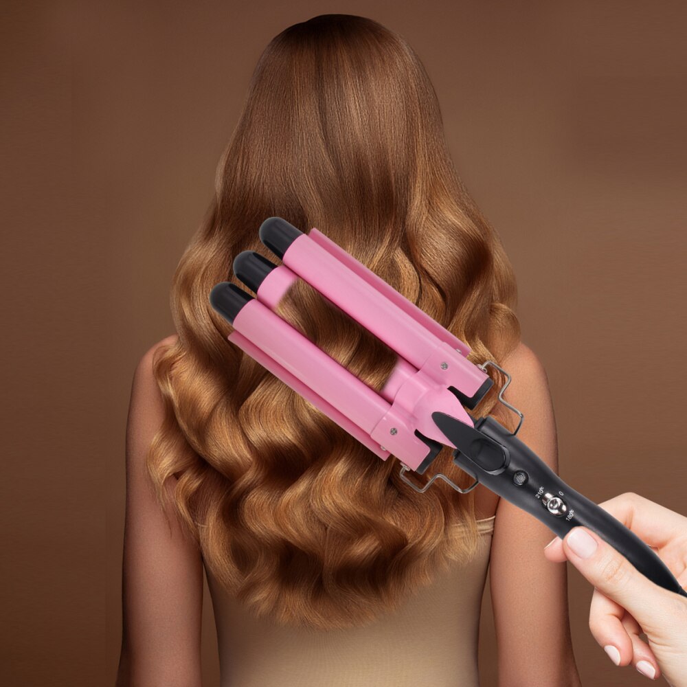 1PC Portable Wavy Perm Tool Electric Hair Curling Stick for Salon