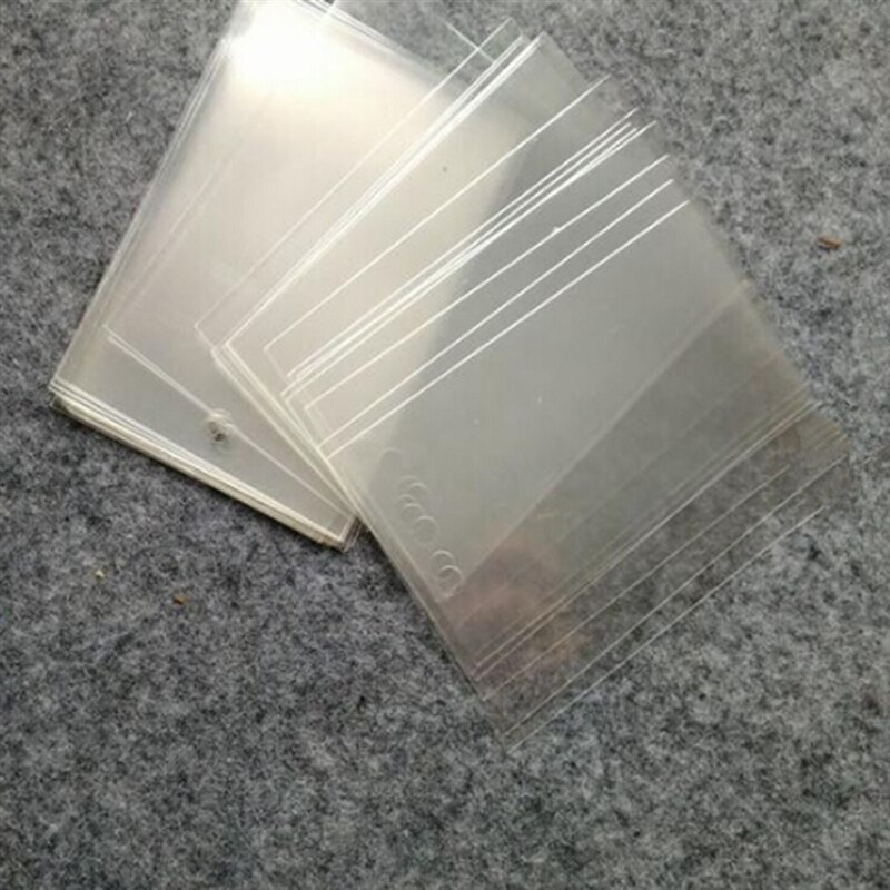100 transparent Kunststoff Taschen Schokolade Lutscher Kekse Verpackung Tasche Weihnachten Hochzeit Geburtstag Party Tasche: 7x10cm