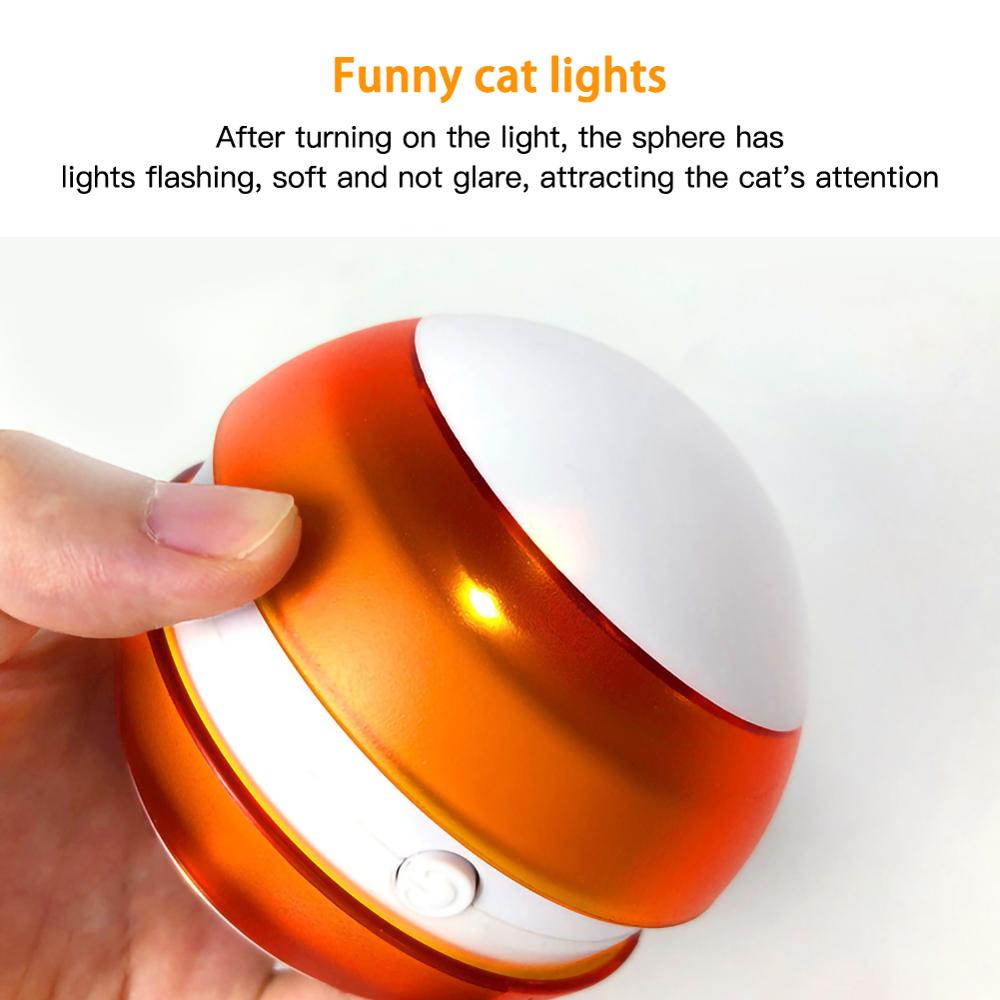 Kat Speelgoed Interactieve Automatische Rollende Bal Speelgoed Grappige Kat Speelgoed Tumbler Speelgoed Honden Katten Smart Led Flash Kat Speelgoed Elektrische speelgoed