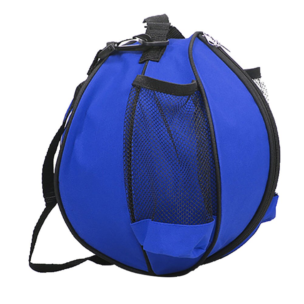 Bolsa de hombro de bola deportiva portátil, mochila de almacenamiento para baloncesto, fútbol, voleibol, bolso de mano, correa de hombro de forma redonda