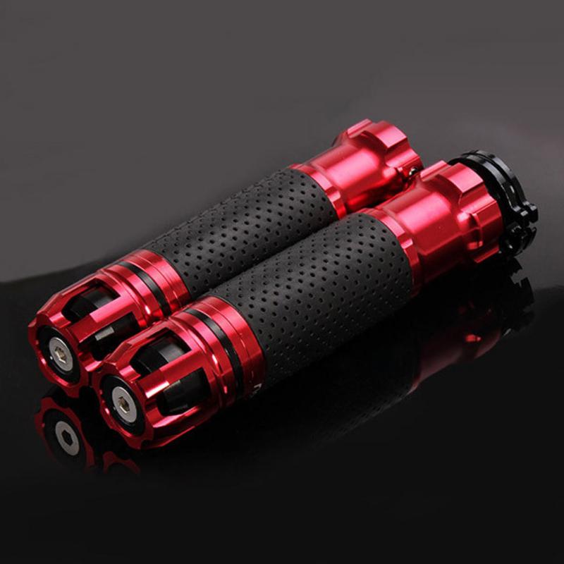 Motorcycle Accessories CNC Handlebar Grips Handle Grip Handle Bar Motorcycle Grips For Honda Kawasaki Yamaha Suzuki Hyosung: red