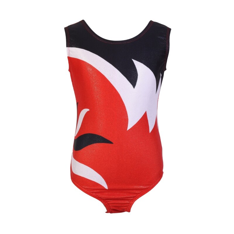 Girls Children Kids Gymnastics Suit Breathable Soft Color Sleeveless Matching Gymnastics Suit Dance Clothes