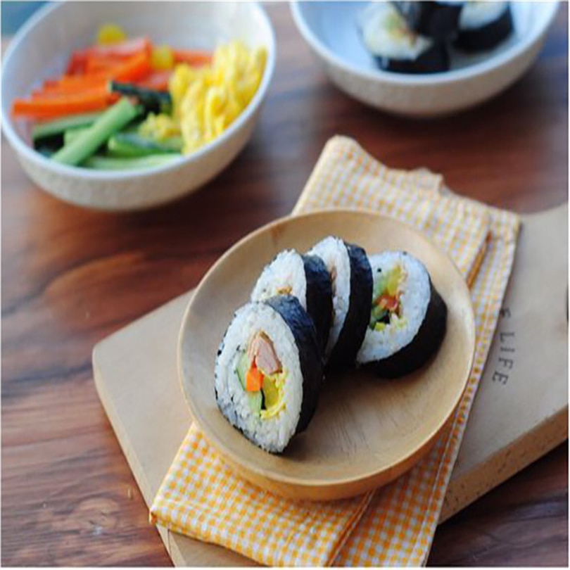 Esterilla lavable y reutilizable para hacer Sushi, rodillo de silicona para cocina, 1 unidad