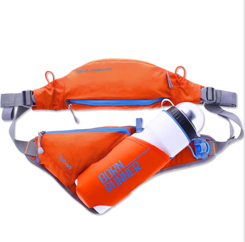 Tuban outdoor heuptas wandelen hardlopen waterkoker zakken sport trekking schoudertas opbergruimte: Oranje