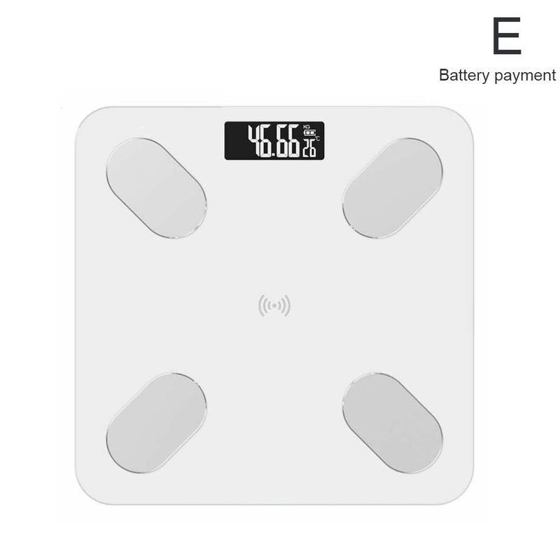 Intelligent Body Fat Scale Charging Electronic Scale Weight Scale Bmi Weight Monitor Health Analyzer Fitness Lose Weight Tools: E