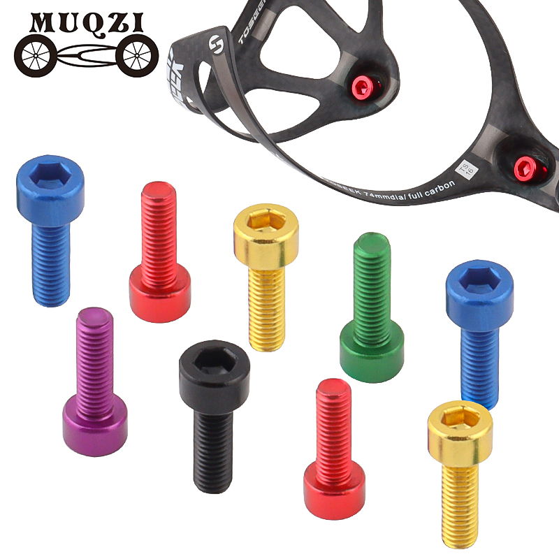 Muqzi Bidonhouder Bouten M5 Mtb Road Fixed Gear Vouwfiets Fles Houder Schroef Fietsen Accessoires