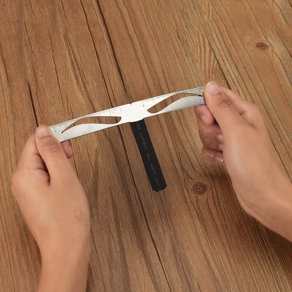 1pc Microblading Arched Eyebrows Stencil Ruler Shaper Template Definition Permanent Eyebrow Stencil Makeup Tools