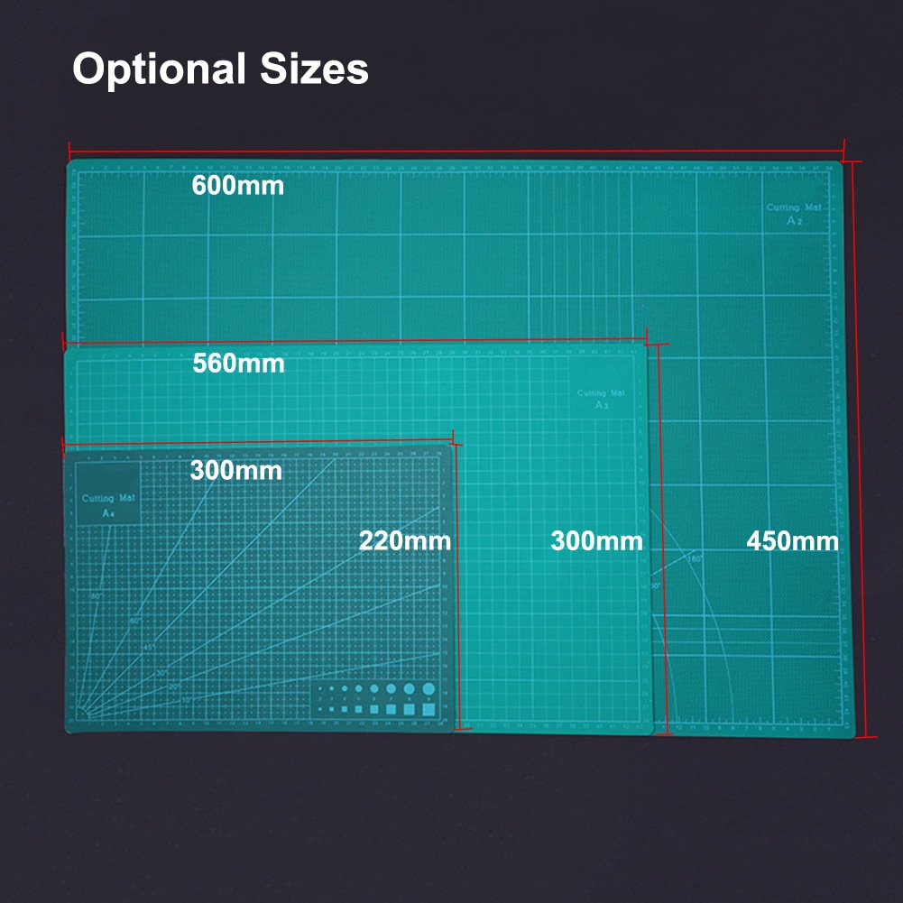 A2/A3/A4 PVC sewing Cutting Mat Double-sided Self Healing Cutting Board Fabric Leather Craft handmade Patchwork Tools