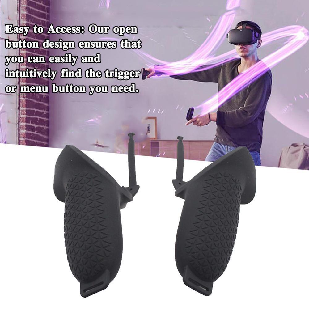 1 Paar Grip Beschermende Covers Vr Accessoires Voor Oculus 2 Vr Beschermende Covers Skin Controller Quest Grip Mouw Handvat Sili e8E3
