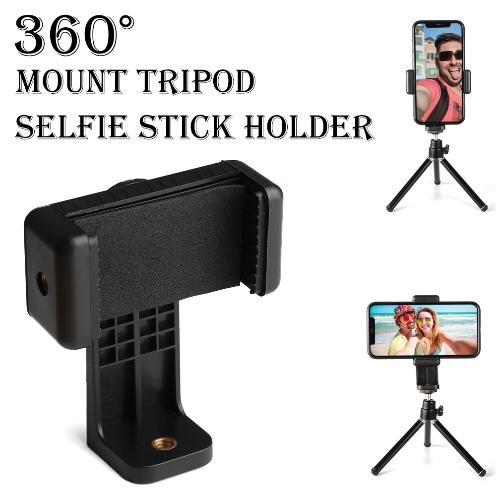 Mobiele Telefoon Statief Adapter Houder Selfie Stok Houder Mobiele Telefoon Clip Universele Mount Adapter voor iPhone voor camera