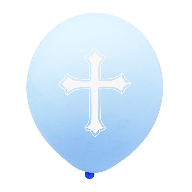 1pc paaskruis doop bedankjes folie ballonnen babyshower jongen meisje pinksteren jezus doop verjaardag feestversieringen globos