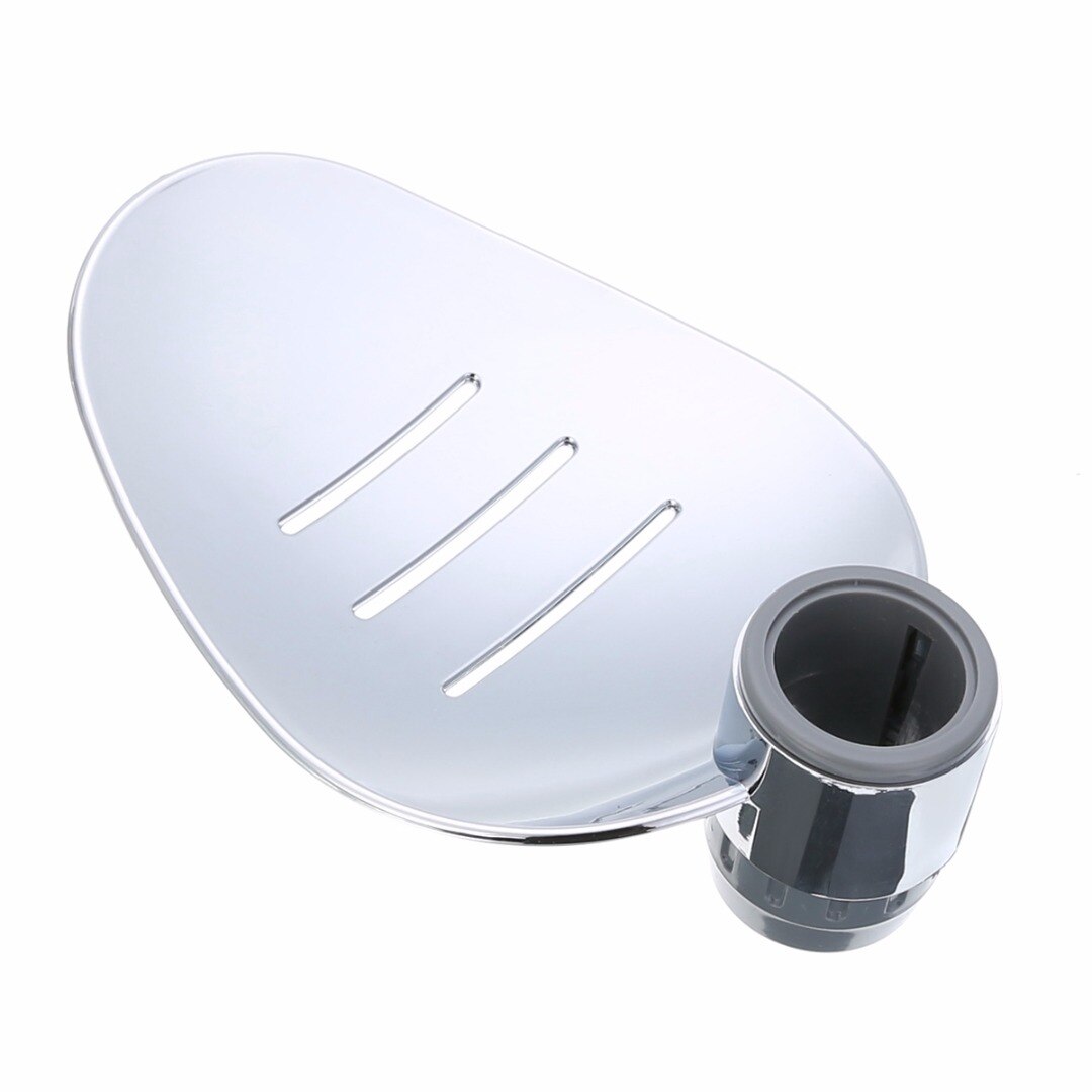 Suporte de sabonete cromado, porta-saboneteira para banheiro e chuveiro de 25mm