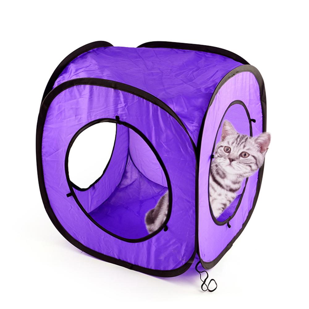 Faltbare Haustier Katze Tunnel Spielplatz Spielzeug 15 Farben Lustige Spielen Zelte draussen drinnen Kombinierbar Spielzeug Für Kätzchen Kaninchen Kleine Ebene