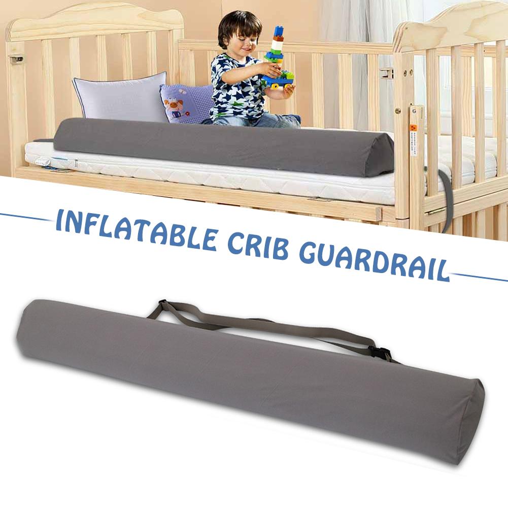 Alta Qualidade Inflável Criança Bebê Cama Bumper Anti-queda Anti-slip Protecção Bebê Berço Cama Trilhos 123x21x15cm