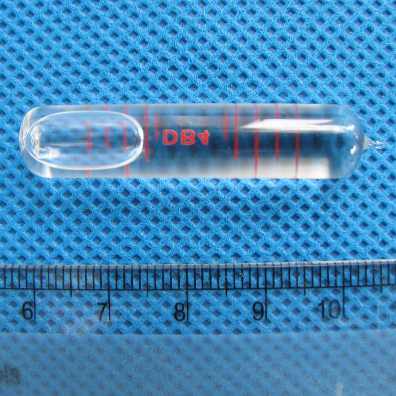 HACCURY DB4 Level bubble spirit level vial water level meter with Copper Shell: White